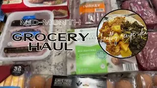 My MID MONTH SAM'S CLUB Grocery Haul // plus Easy Healthy Slow Cooker Dinner Idea // High Protein