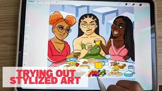 STYLIZED ART?????? MY FIRST SUCCESSFUL ATTEMPT! 😍