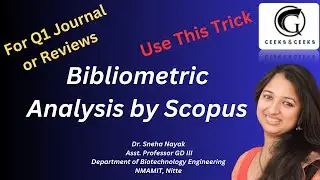 Bibliometric Analysis by Scopus Database - Dr. Sneha Nayak