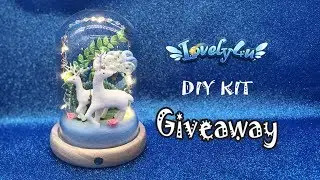 126】Deer Paradise┃DIY kit GIVEAWAY【Clay Tutorial┃Lovely4u】