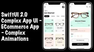 SwiftUI 2.0 Complex App UI - E-Commerce App - Complex Animations - SwiftUI Tutorials