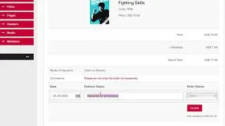 How to update order status