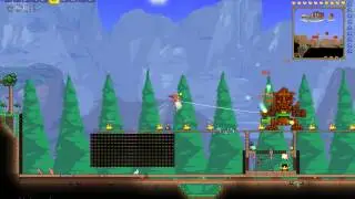 Terraria 1.3 Terrarian VS. Golem