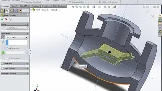 SolidWorks - Valve - 2D into 3D Modeling - Exercise