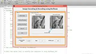 MATLAB code of Image Encoding and Decoding with Huffman