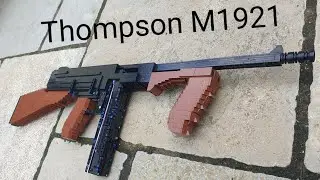 Lego Tommy Gun (Thompson M1921) full auto blowback+shell ejecting