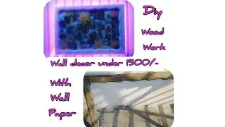 Simple and Unique idea to upgrade your wall// Budget friendly DIY