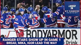 Panarin, Mika, Igor show up in a big way in Game 1! Breaking it down on Locked On NHL!