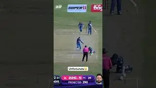 This was probably the only way the Afghanistan team could dismiss the in form Mendis! 