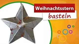 ★ Weihnachtsstern basteln ★ Einfache Bastelidee für Kinder - trendmarkt24
