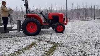 Kubota Orchard Tractor with work platform