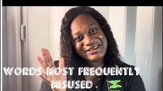 Words Most Frequently Misused By Jamaican #vlog #ingastv