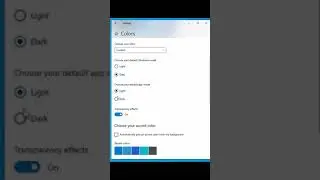 How To Turn On Dark Mode On windows 10 