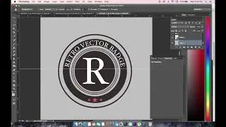 Adobe Photoshop CC Tutorial for Beginners | How to make Badge in PhotoShop