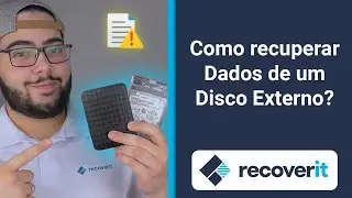 Como RECUPERAR dados perdidos ou apagados de um HD Externo? | Wondershare Recoverit
