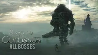 Shadow of the Colossus - All Bosses (Full)