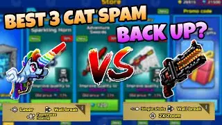 Sparkling Horn VS Thunderer (BEST 3 Cat Spam Back Up?!) - Pixel Gun 3D