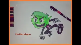 Aprende a dibujar a Chico Bestia de Jóvenes Titanes