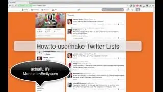 How To Make A Twitter List