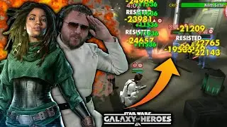 My FAVORITE New Team in Galaxy of Heroes in 2022! Sana Starros 3 + 7 Star Initial Gameplay Review