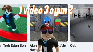 1 VİDEO 3 OYUN 2!!! | Roblox (Komik Montajlı+Prime Video)