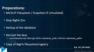 BigFix - Platform - BigFix Server Migration - 1 of 2