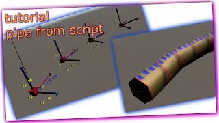 unity tutorial - creating a pipe mesh from script with waypoints