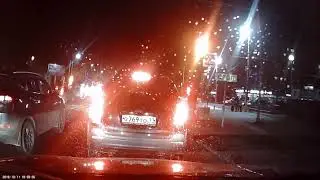 В Ухте произошла авария на центральном перекрестке города