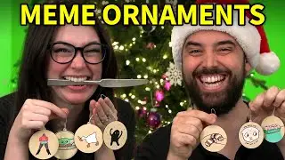 Painting Memes onto Ornaments