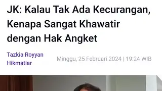 HAK ANGKET MASIH BERLANJUT-HAMID AWALUDIN