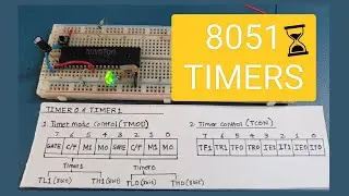 Timer/Counter in W78E052D | Part 1 - Timer 0 & 1 | (8051 Tutorial No.4.1 )