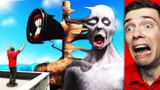 Morphing SIREN HEAD With SCP-096 In GTA 5 (Mods)