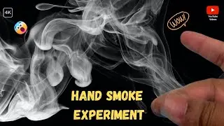 Magical Hand Smoke Trick Revealed! Watch and Be Amazed! 😱 #experiment