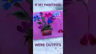 Wait! Am I painting a masterpiece or am I THE MASTERPIECE?! #foodforthought #whoworeitbetter