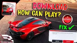 RACING MASTER OPEN WORLD GAME  DOWNLOAD ANDROID 2024 || RACING MASTER NETWORK CONNECTION PROBLEM