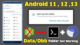 Access Android Data & OBB Folders | Without Root | Zarchiver obb File Problem | 2023