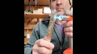 The "Terpedo" all glass dry herb vaporizer