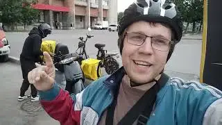 КУРЬЕР зарабатывает на АЙФОН? ГДЕ деньги: Эллектровелосипед или Скутер!? #работавдоставке #курьер