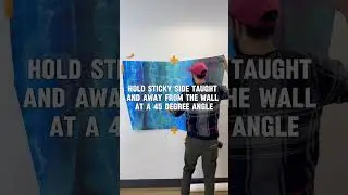 Install Large Stickablez Wall Art | Easy Step-by-Step Guide #peelandstick #diydecor #wallart
