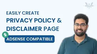 Quickly Create Privacy Policy & Disclaimer Page for Any Website or Blog | Adsense Compatible - ✅