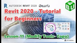 how to use Copy tool in Revit | How to Copy objects in Revit | Using the Modify tools in Revit