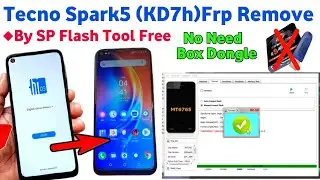Tecno Spark5 (KD7h) Frp Remove by Sp Flash Tool | @ How to Unlock Frp Tecno Spark 5 by Sp Flash tool