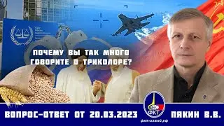 Valery Viktorovich Pyakin: Why do you talk so much about the tricolor?