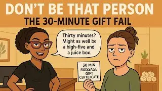 Don't be that person … The 30-Minute Gift Fail?! | Beyond Tha Table #storytime