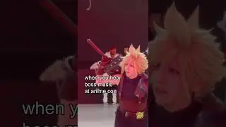 when you hear boss music at anime con #cosplay #shorts