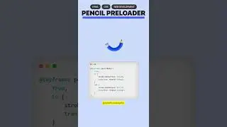 Pencil preloader Animation  using Html and CSS 