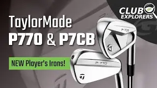 TaylorMade fans will love the NEW P770 & P-7CB Irons