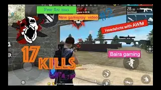 Free Fire Max | second gameplay with AWM | op Headshot | #bairagaming