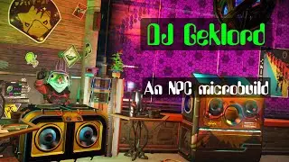 DJ Geklord. An NPC microbuild in No Man's Sky - base build tour 
