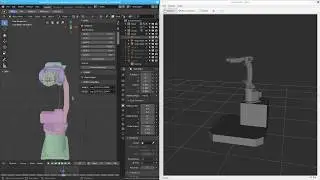 Animating Industrial Robots with Blender (Teaser)